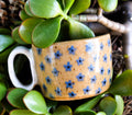 Speckled Cobalt Daisy Mug