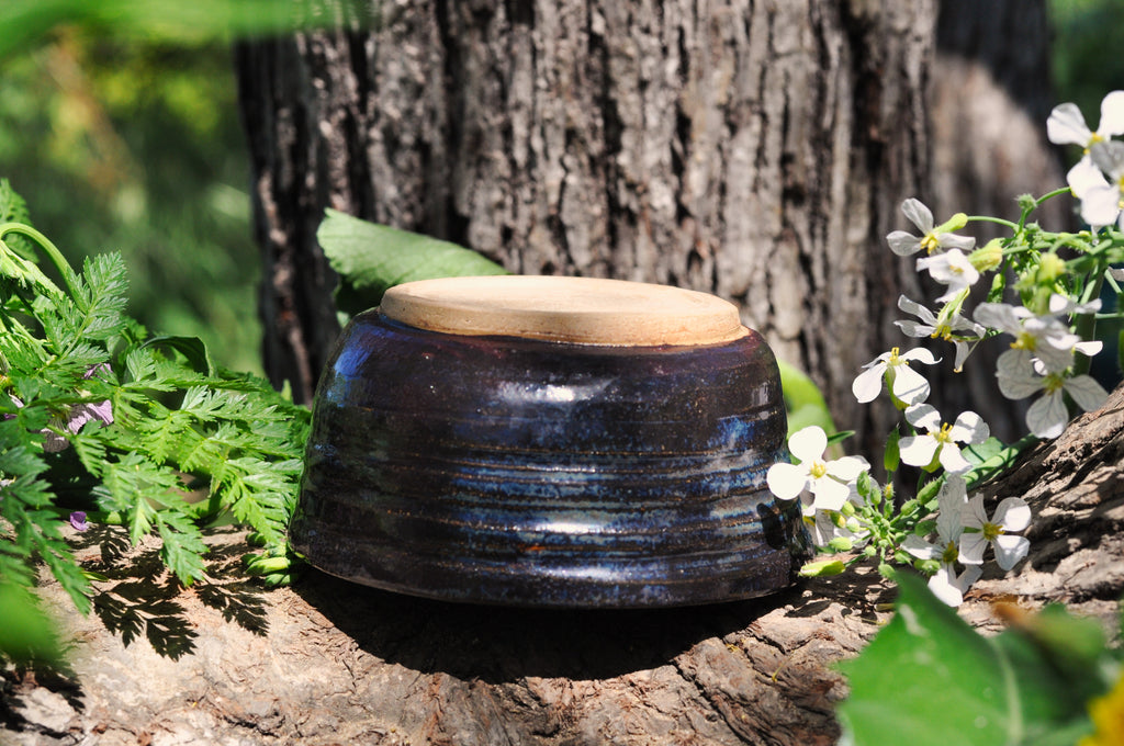 Small Wavy Bowl - Sparkle Black